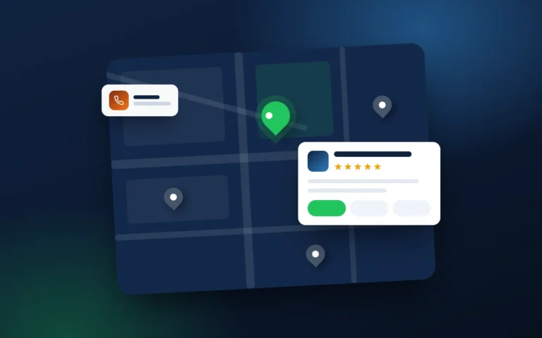 Illustration : votre entreprise mise en avant sur une carte locale